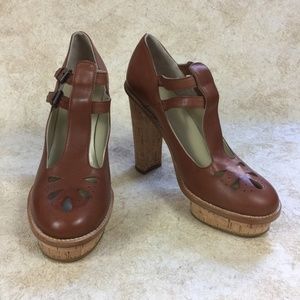 Opening Ceremony Vero Cuoio Real Leather High Heel